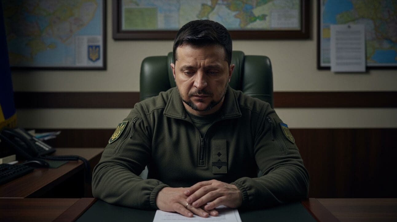 Lonely,sad,zelensky