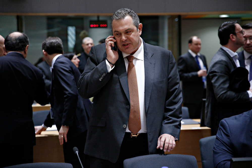 Greek,minister,of,national,defence,panos,kammenos,attends,in,european
