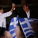 Greek,prime,minister,alexis,tsipras,addresess,an,anti austerity,rally,at