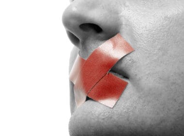 Censored,man,with,red,tape,on,his,mouth ,colorkey ,isolated
