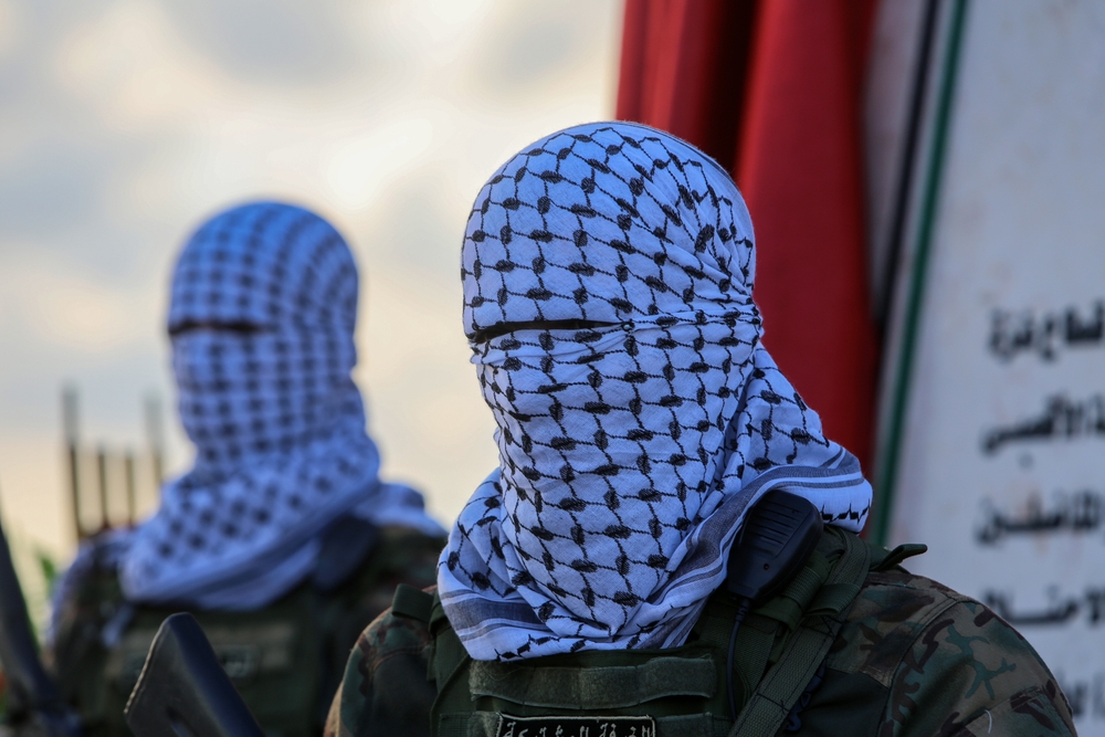 Fighters,from,the,joint,operations,room,of,gaza based,armed,palestinian