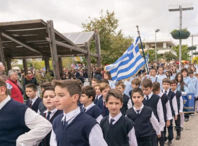 Athens,,greece,,28,october,2015 ,student,parade,in,yearly,national