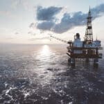 Offshore,drilling,rig,on,the,sea ,oil,platform,for,gas