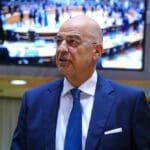 Nikos,dendias,,minister,of,foreign,affairs,of,greece,arrives,to