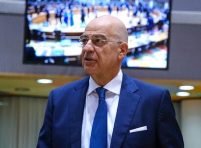 Nikos,dendias,,minister,of,foreign,affairs,of,greece,arrives,to
