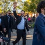 Democratic,new,york,city,mayoral,candidate,zohran,mamdani,speaks,to