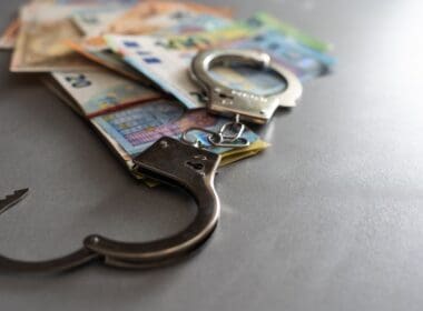 Handcuffs,and,euro,money ,economic,fraud