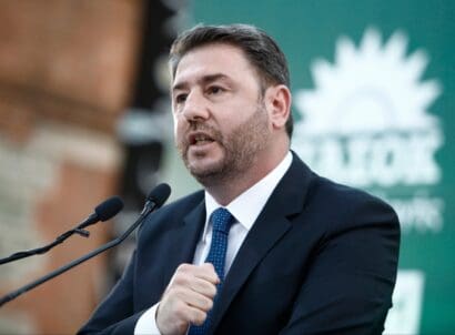 Thessaloniki,,greece, ,june,19,,2023 ,leader,of,pasok movement,for