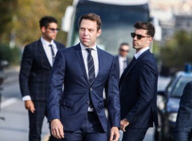 Thessaloniki,,greece, ,oct ,28,,2023 ,president,of,syriza,stefanos