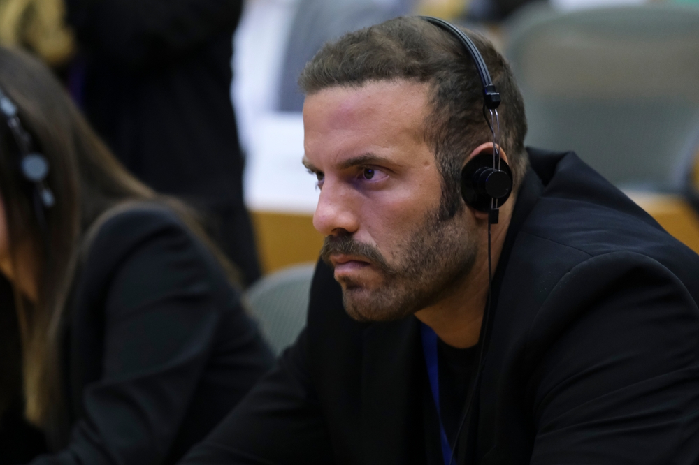 Mep,nikos,pappas,during,an,event,in,european,parliament,,brussels,