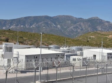 Closed,zervou,refugee,camp,in,samos,,greece