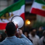 Protest,against,regime,in,iran, ,turin,,italy, ,02