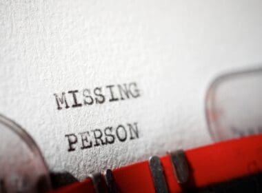 Missing,person,text,written,with,a,typewriter