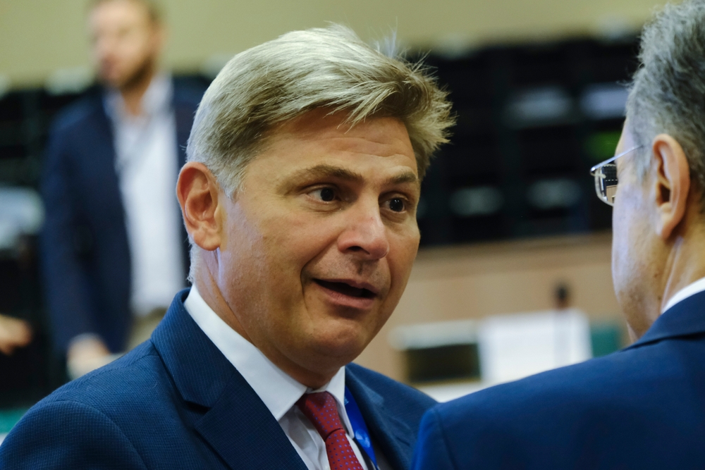 Nikolas,farantouris,,mep,ateends,in,a,parliament's,committees,in,european