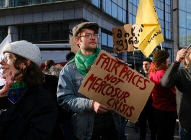 European,farmers,gather,to,protest,against,an,eu mercosur,agreement,,ahead