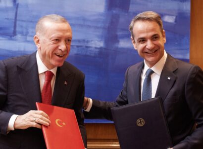 [365629] ΣΥΝΑΝΤΗΣΗ ΤΟΥ ΠΡΩΘΥΠΟΥΡΓΟΥ ΚΥΡΙΑΚΟΥ ΜΗΤΣΟΤΑΚΗ ΜΕ ΤΟΝ ΠΡΟΕΔΡΟ ΤΗΣ ΤΟΥΡΚΙΑΣ ΡΕΤΖΕΠ ΤΑΓΙΠ ΕΡΝΤΟΓΑΝ (Γ Τ ΠΡΩΘΥΠΟΥΡΓΟΥ / ΔΗΜΗΤΡΗΣ ΠΑΠΑΜΗΤΣΟΣ / eurokinissi)