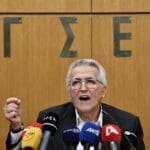 [384572] ΣΥΝΕΝteΥΞΗ ΤΥΠΟΥ ΤΟΥ ΠΡΟΕΔΡΟΥ ΤΗΣ ΓΣΕΕ ΓΙΑΝΝΗ ΠΑΝΑΓΟΠΟΥΛΟΥ (ΓΙΑΝΝΗΣ ΠΑΝΑΓΟΠΟΥΛΟΣ/eurokinissi)