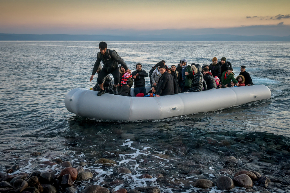 Lesbos,,greece,,march,2,,2020:,refugees,and,migrants,aboard,reach