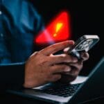 People,with,warning,notification,and,spam,message,icon,on,mobile