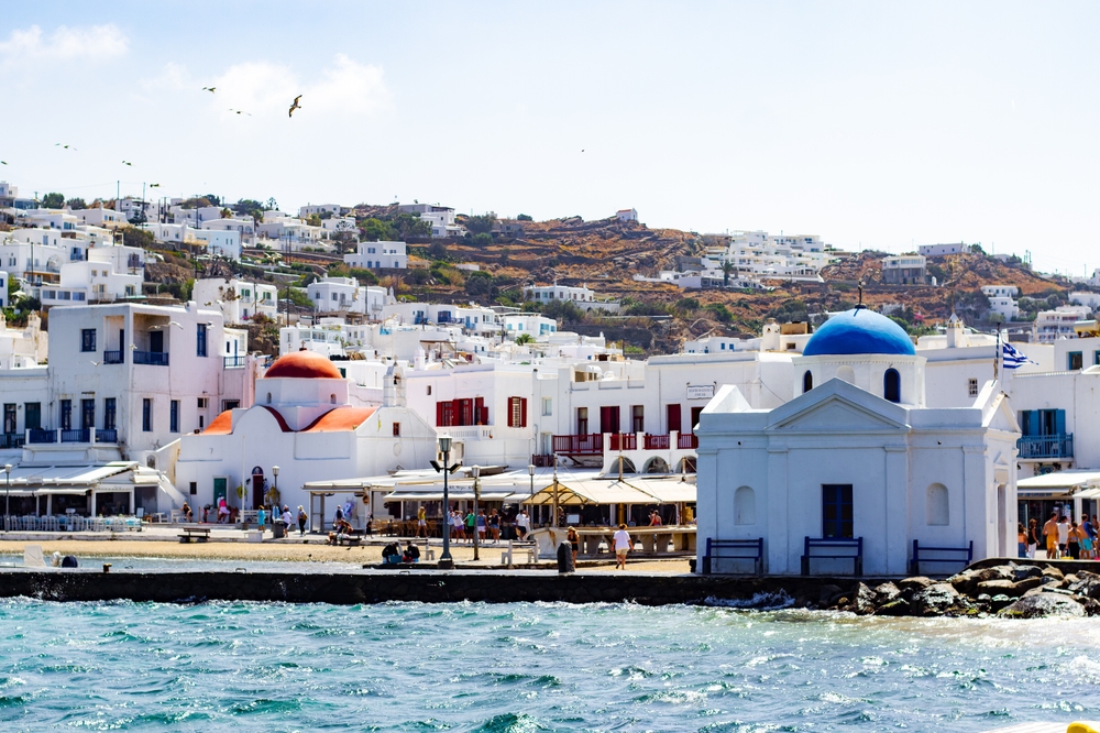 1,september,,2023,,mykonos,,greece ,scenic,view,of,mykonos,waterfront