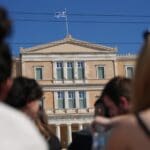 March,7,,2025,,athens,,greece:,students,stage,a,sit in,protest