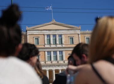 March,7,,2025,,athens,,greece:,students,stage,a,sit in,protest