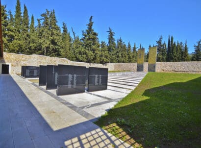 Kaisariani,greece,,april,4,2016:,memorial,at,kaisariani,shooting,range,