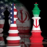 Usa,and,iran,relationship ,us,america,and,iran,flags,on