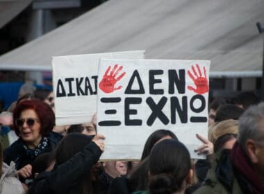 Thessaloniki giannitsa,,greece 02 28 2025:,two,years,after,the,tempi,train,tragedy,which