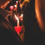 Greek,orthodox,christian,easter,ceremony,procession,,divine,worship,service,,worshippers