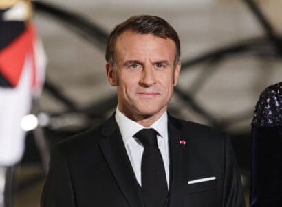 Paris,,france,,14 10 2024,:,emmanuel,macron,during,the,state,dinner