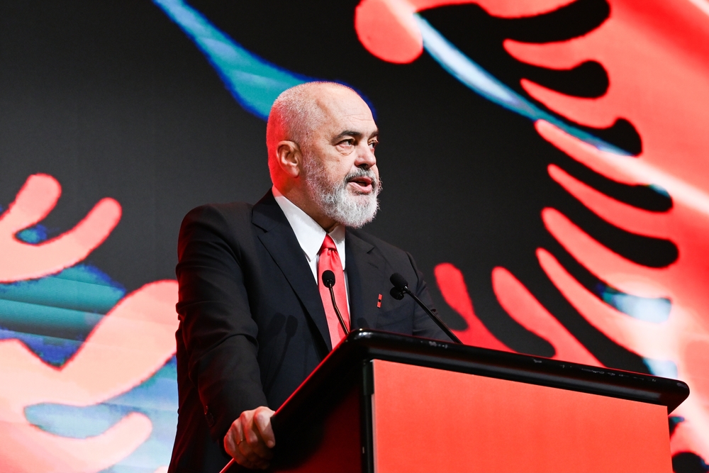 Thessaloniki,,greece, ,nov ,03,,2024 ,albanian,prime,minister,edi