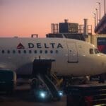 Dallas,,texas,,usa,,november13,,2025:,delta,airlines,flight,at,dfw