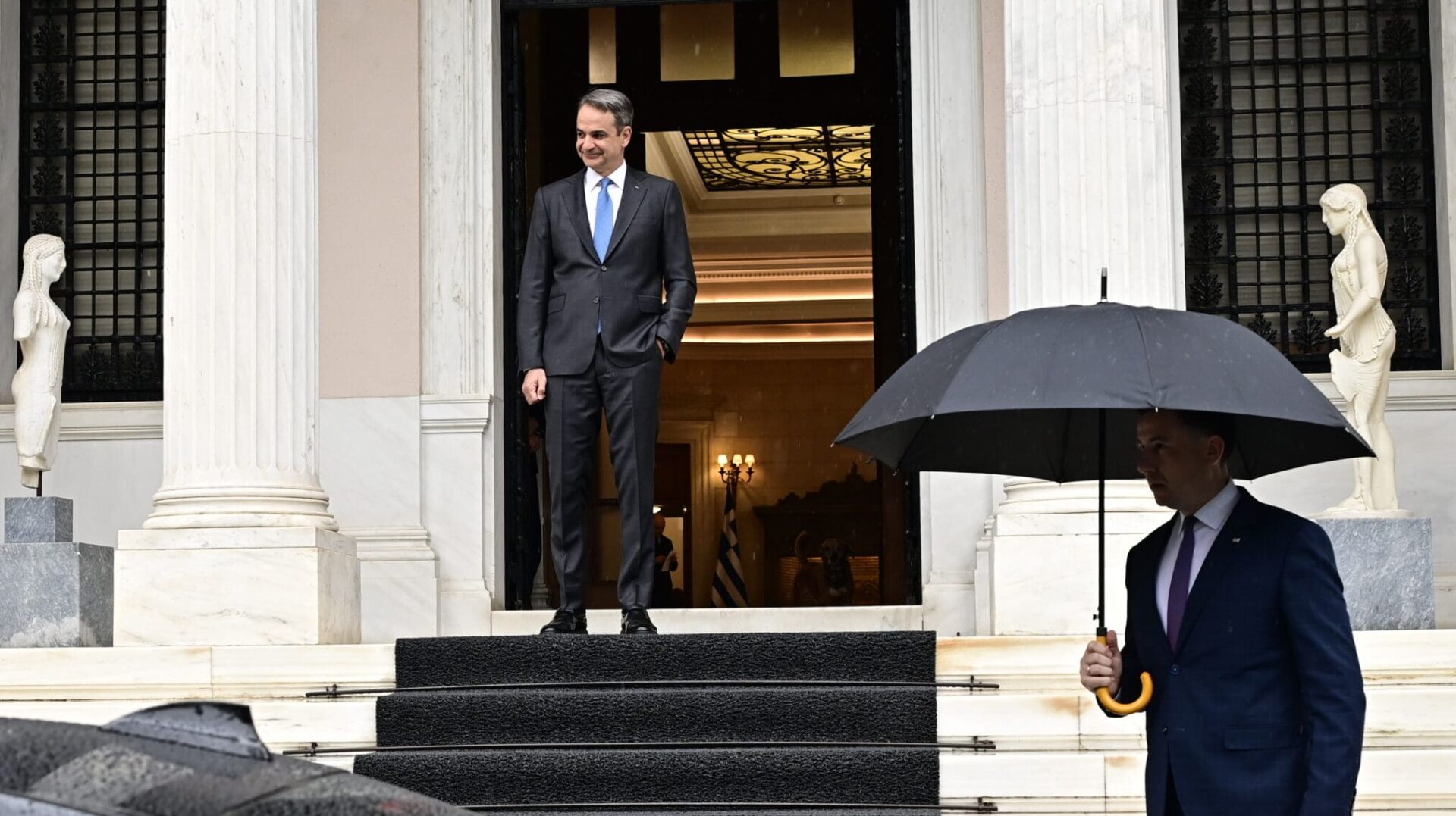 [386491] ΣΥΝΑΝΤΗΣΗ ΤΟΥ ΠΡΩΘΥΠΟΥΡΓΟΥ ΚΥΡΙΑΚΟΥ ΜΗΤΣΟΤΑΚΗ ΜΕ ΤΗΝ ΠΡΩΘΥΠΟΥΡΓΟ ΤΗΣ ΛΕΤΟΝΙΑΣ evika silina (ΜΙΧΑΛΗΣ ΚΑΡΑΓΙΑΝΝΗΣ/eurokinissi)