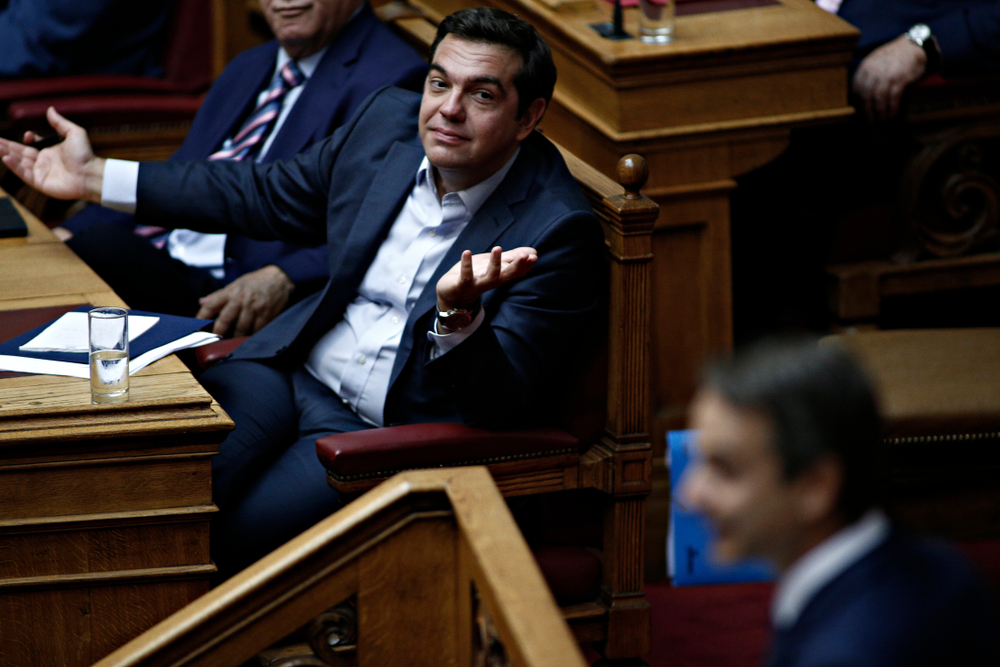 Greek,prime,minister,alexis,tsipras,attends,in,debate,in,the