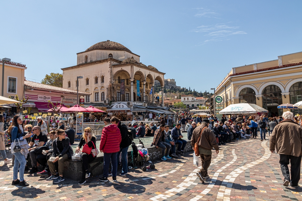 Athens,,greece, ,apr,14,,2019:,tzistarakis,mosque,,built,in