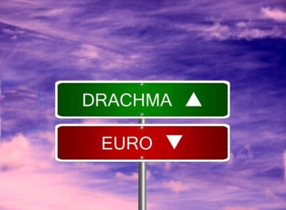 Drachma,grexit,crisis,euro,new,currency,greece,greek,sign