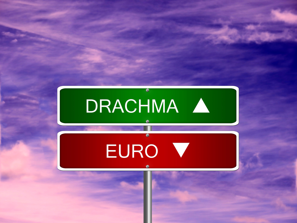Drachma,grexit,crisis,euro,new,currency,greece,greek,sign