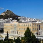 Athens,,greece, ,september,15,,2024:,panorama,with,parliament,building