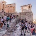Athens,,greece, ,august,2,,2022:,crowds,of,tourists,visit